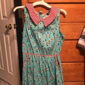 Retrolicious Christmas elf dress from ModCloth